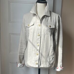 J.McLaughlin Linen Colby Jacket